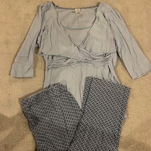 Nursing sleepwear set